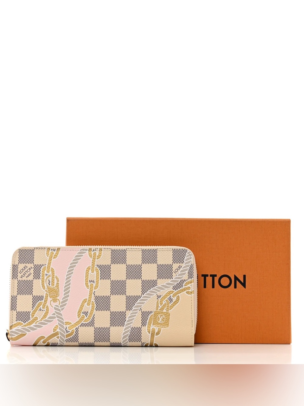 Louis Vuitton Limited Edition Damier Azur Nautical zippy wallet